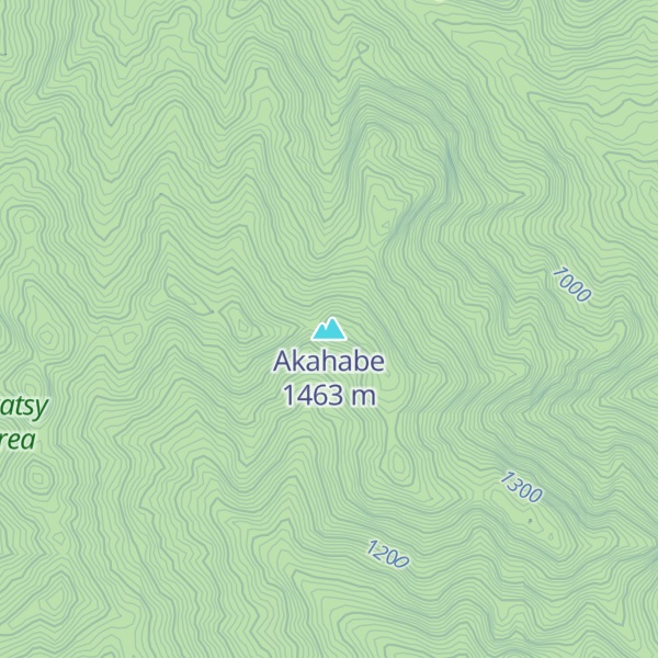 Map of Akahabe