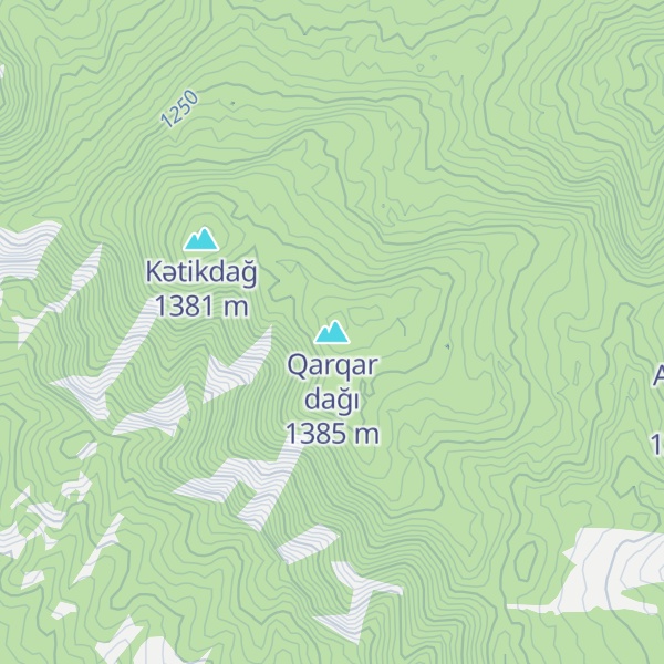 Map of Qarqar dağı