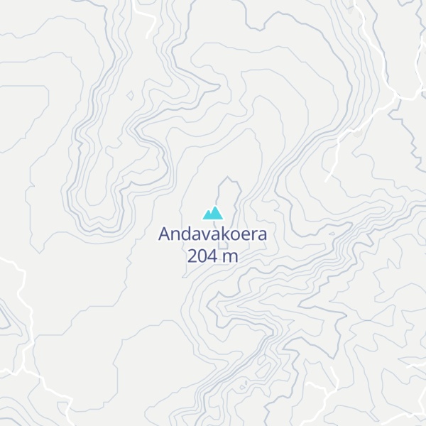 Map of Andavakoera
