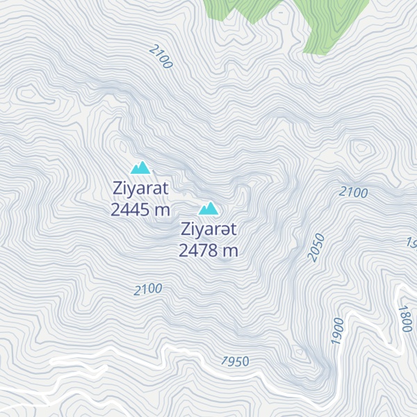 Map of Ziyarət