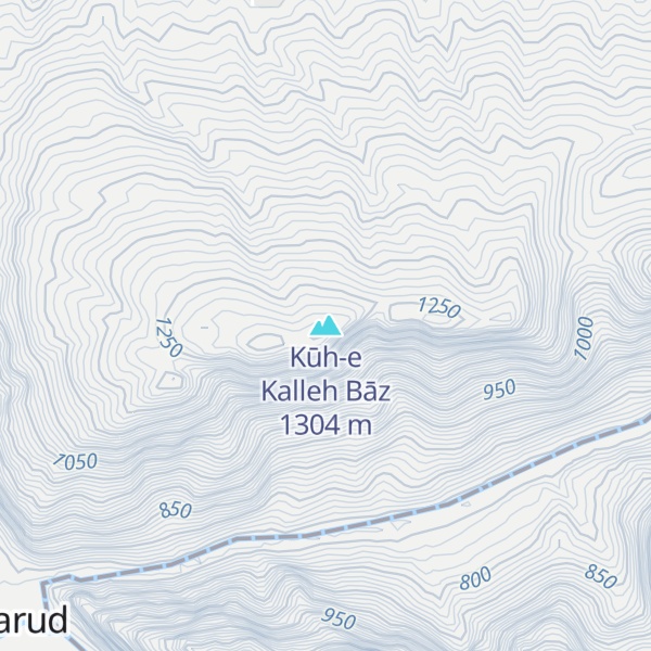 Map of Kūh-e Kalleh Bāz