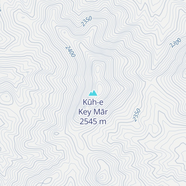 Map of Kūh-e Key Mār
