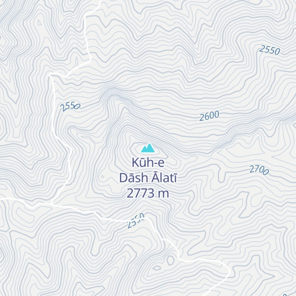 Map of Kūh-e Dāsh Ālatī