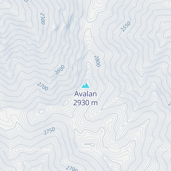 Map of Avalan