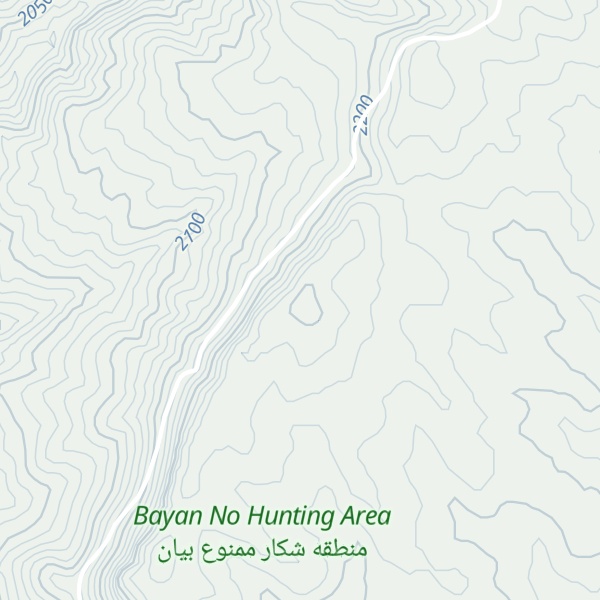 Map of Kūh-e Kamarzard