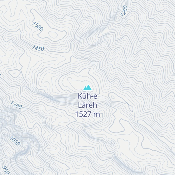 Map of Kūh-e Lāreh