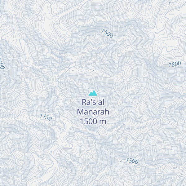 Map of Ra's al Manarah