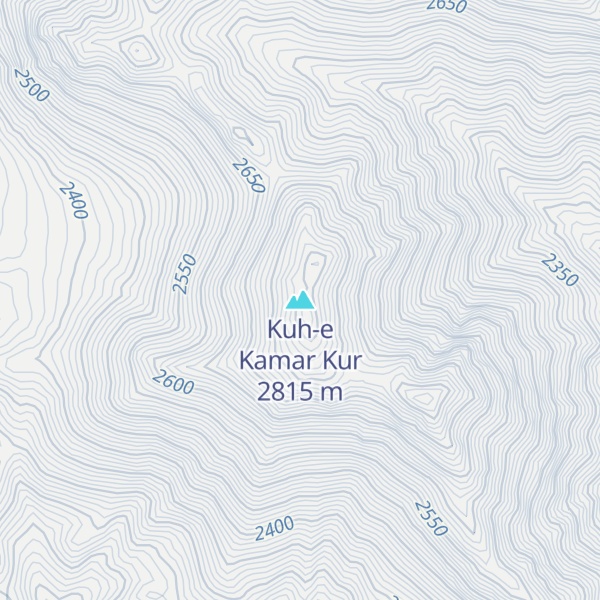 Map of Kuh-e Kamar Kur