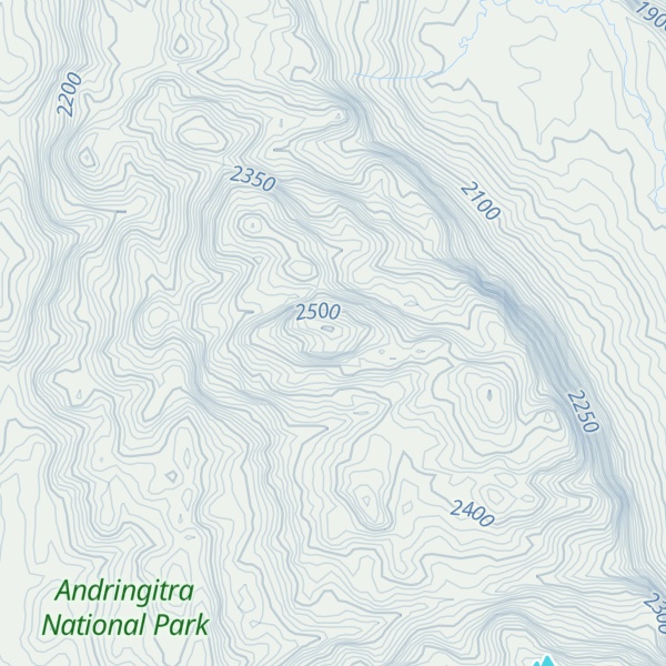 Map of Andringitra