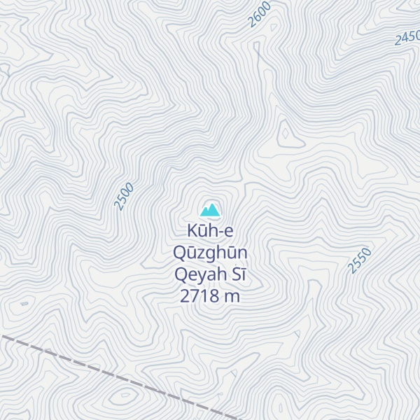 Map of Kūh-e Qūzghūn Qeyah Sī