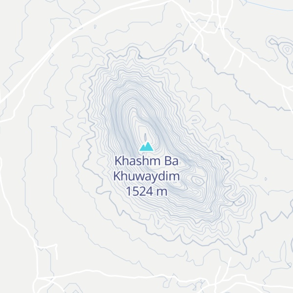 Map of Khashm Ba Khuwaydim