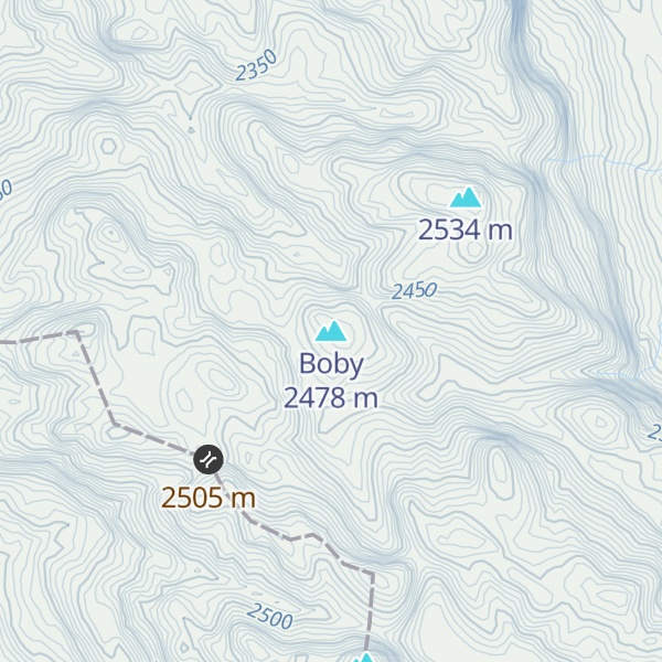 Map of Boby