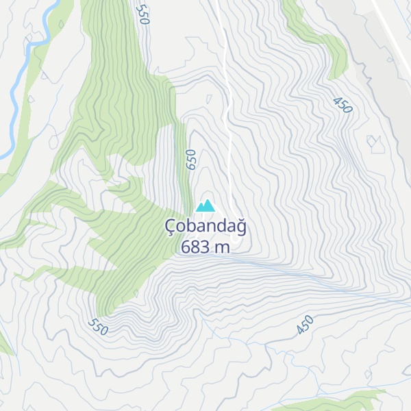 Map of Çobandağ