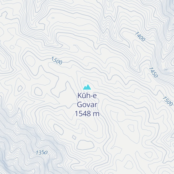 Map of Kūh-e Govar