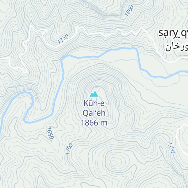 Map of Kūh-e Qal‘eh