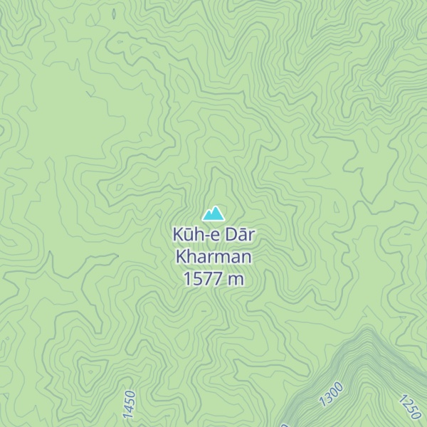 Map of Kūh-e Dār Kharman