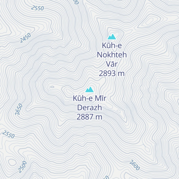 Map of Kūh-e Mīr Derazh
