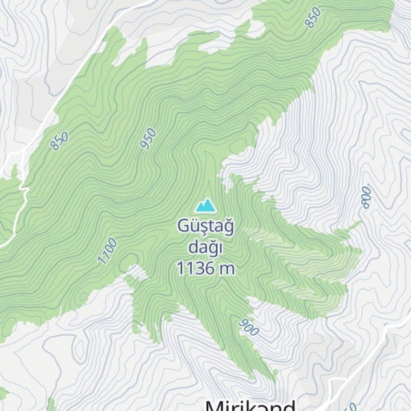 Map of Güştağ dağı