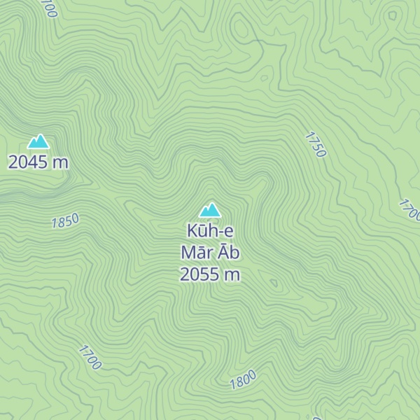Map of Kūh-e Mār Āb
