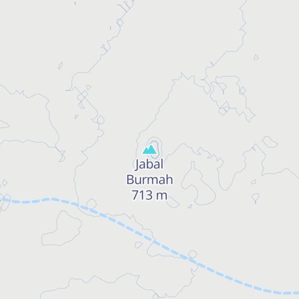 Map of Jabal Burmah