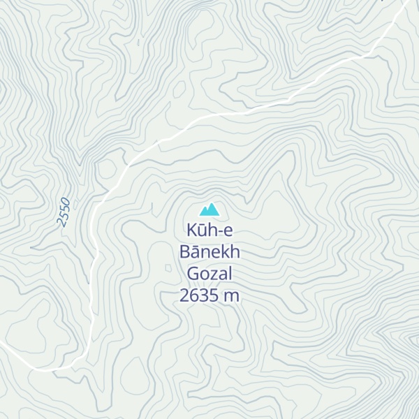 Map of Kūh-e Bānekh Gozal