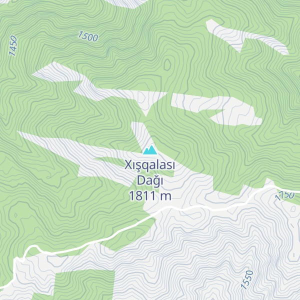 Map of Xışqalası Dağı