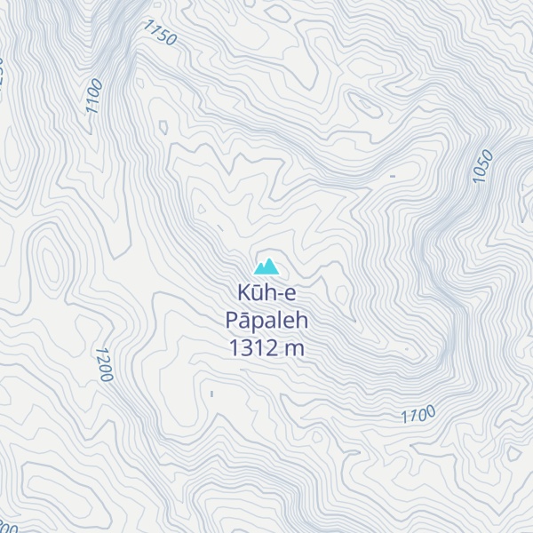 Map of Kūh-e Pāpaleh