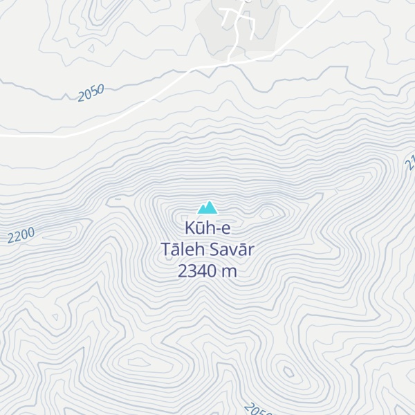 Map of Kūh-e Tāleh Savār