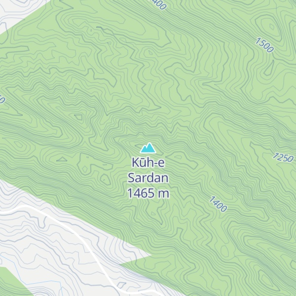 Map of Kūh-e Sardan