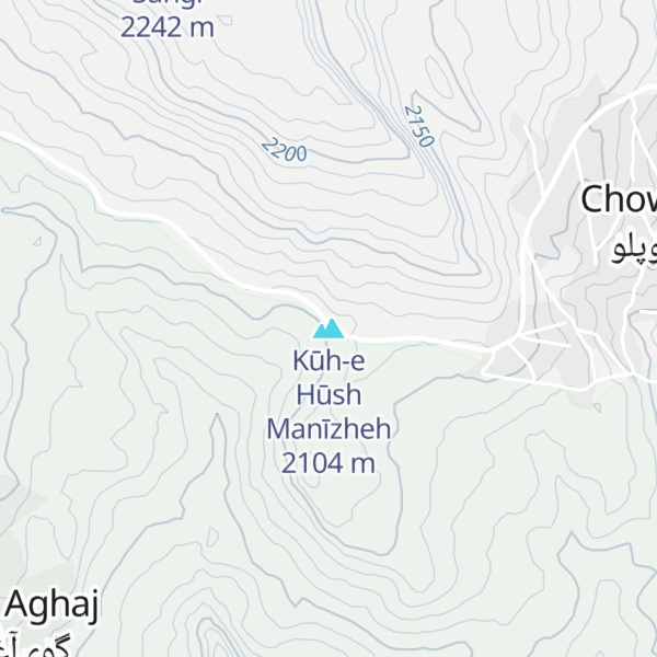 Map of Kūh-e Hūsh Manīzheh