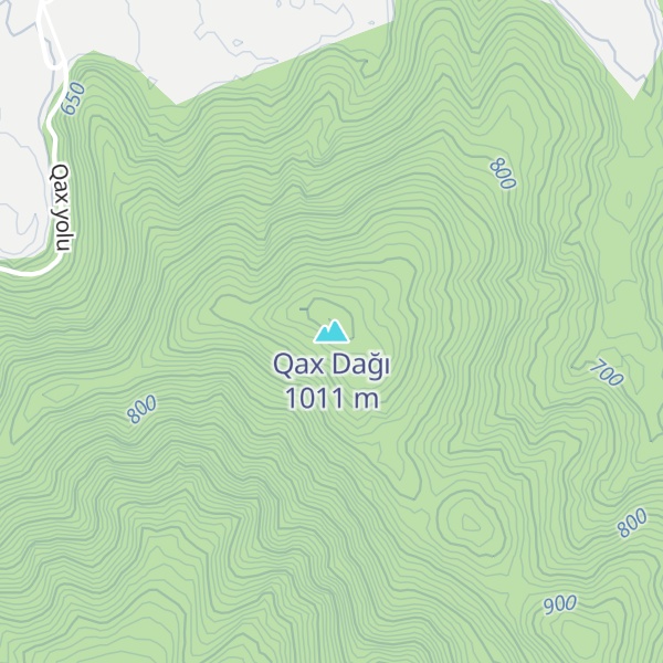 Map of Qax Dağı