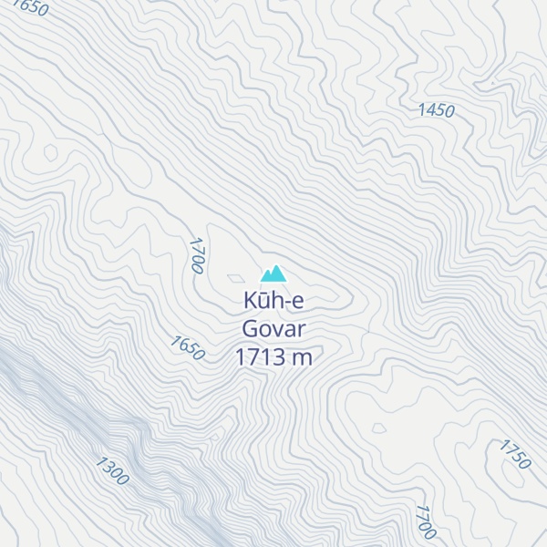 Map of Kūh-e Govar