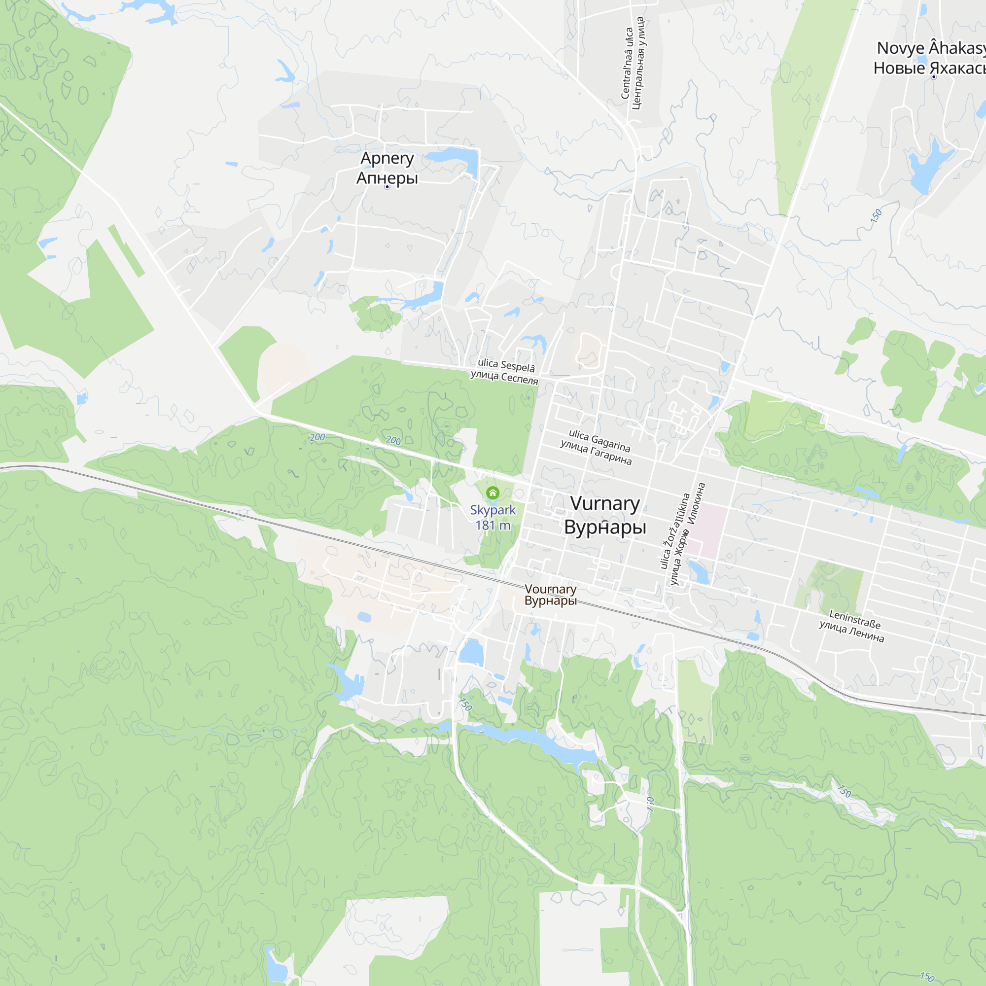 Skypark map