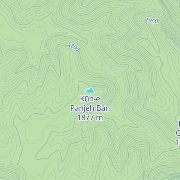 Map of Kūh-e Panjeh Bān