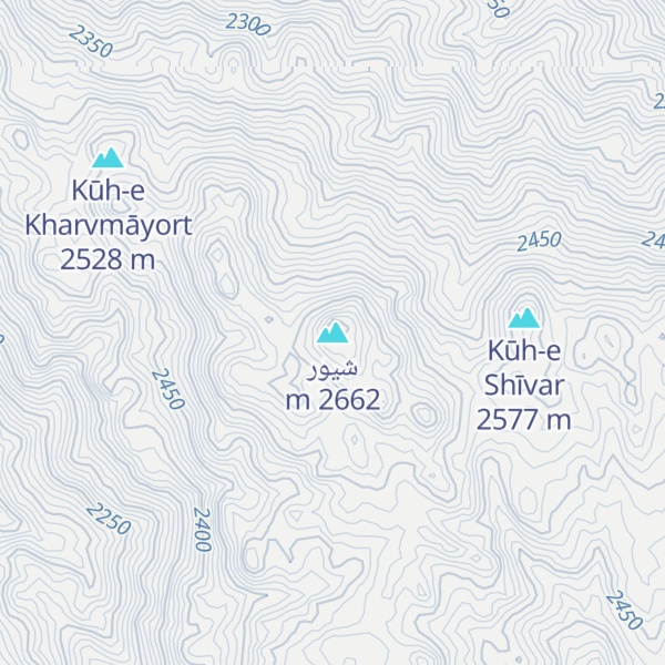 Map of شیور