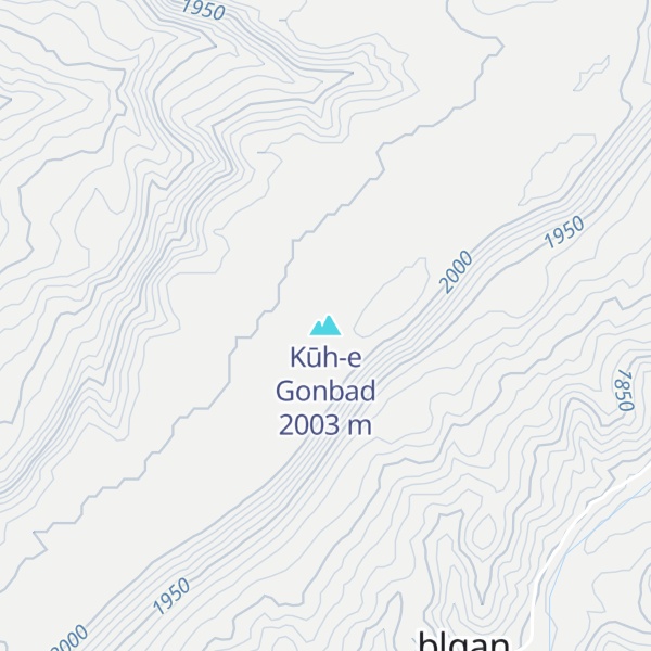 Map of Kūh-e Gonbad