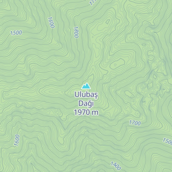 Map of Ulubaş Dağı