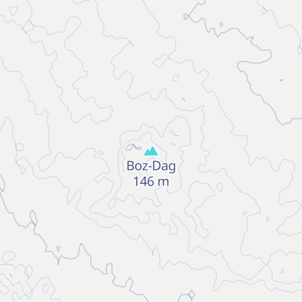 Map of Boz-Dag