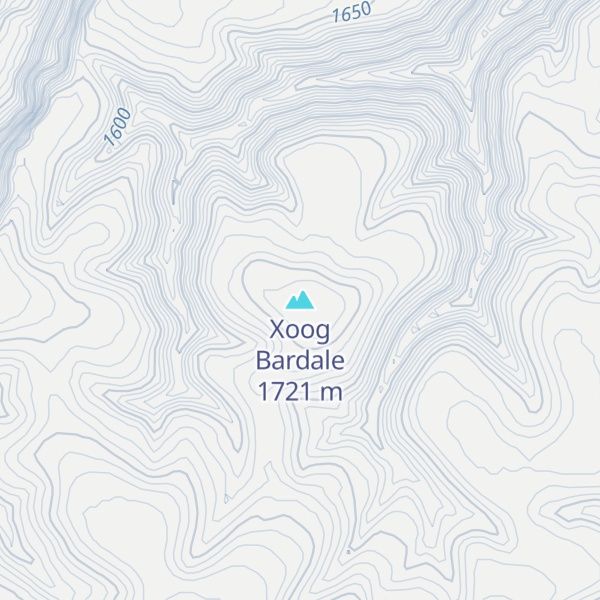 Map of Xoog Bardale