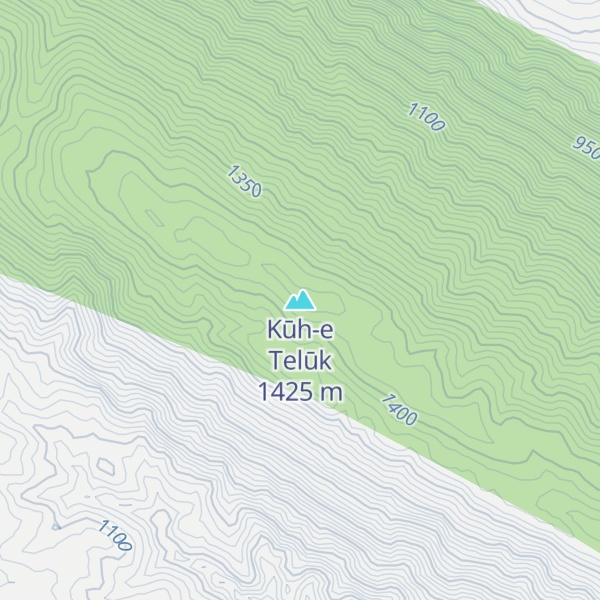 Map of Kūh-e Telūk