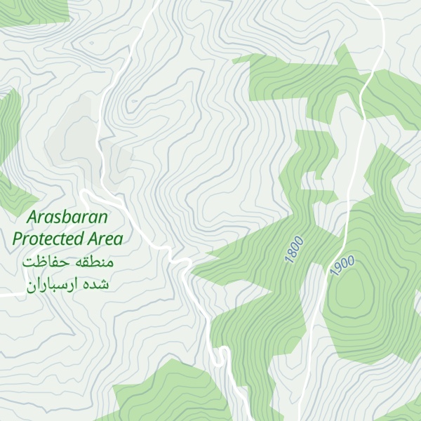 Map of Kūh-e Qājār
