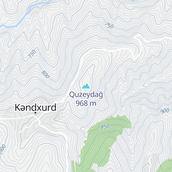 Map of Quzeydağ