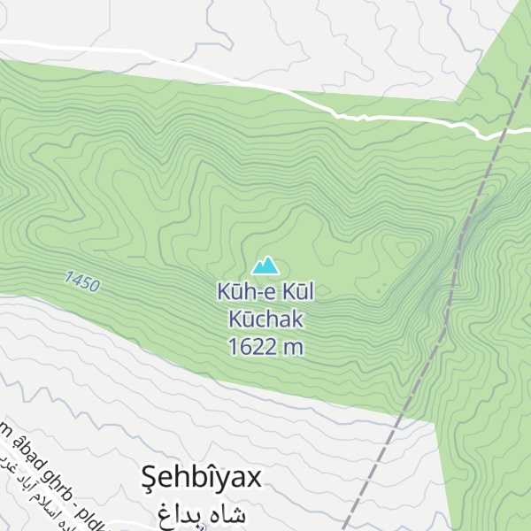 Map of Kūh-e Kūl Kūchak