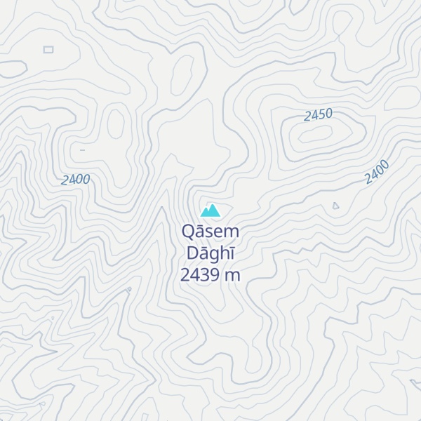 Map of Qāsem Dāghī
