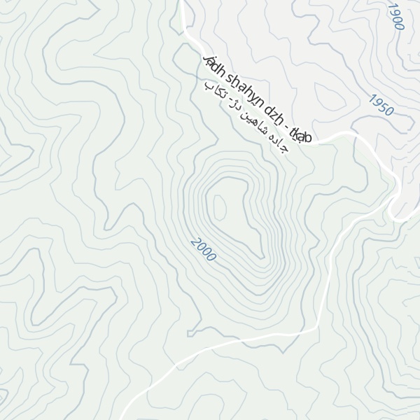 Map of Kūh-e Bīzhang Vasreh
