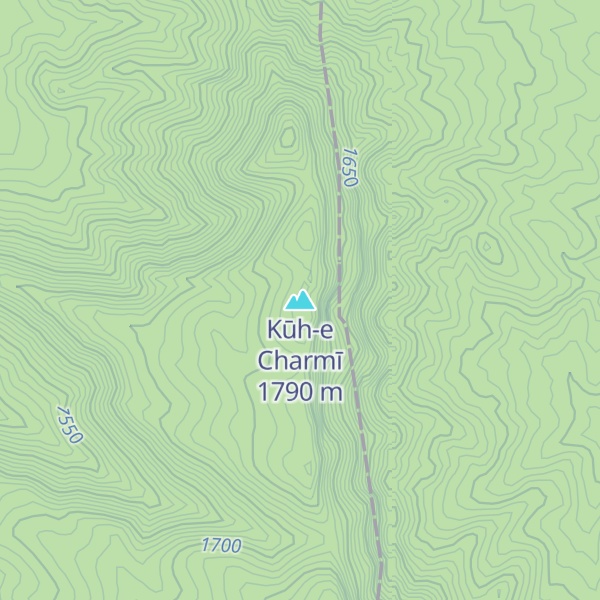 Map of Kūh-e Charmī
