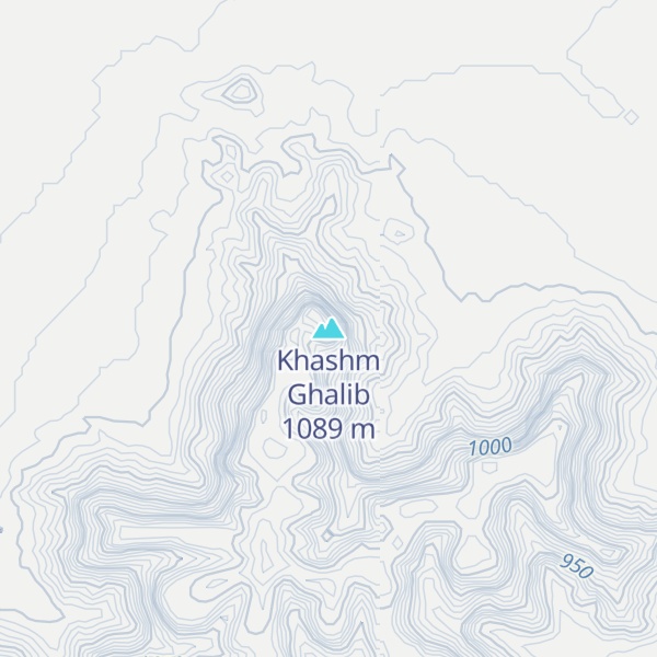 Map of Khashm Ghalib