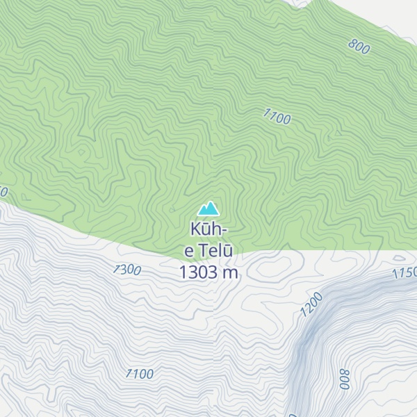 Map of Kūh-e Telū