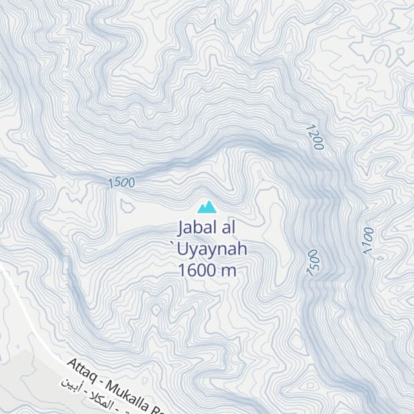 Map of Jabal al `Uyaynah