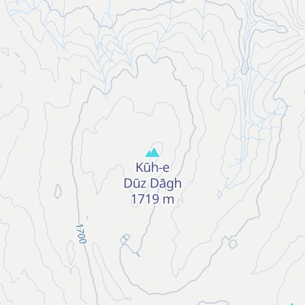 Map of Kūh-e Dūz Dāgh